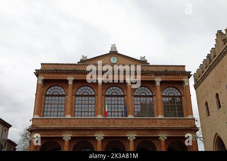 Theater, das Amintore Galli in Rimini in Italien gewidmet ist Stockfoto