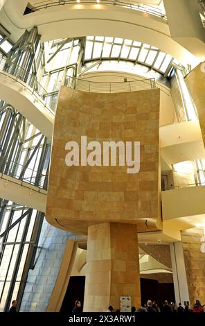 Guggenheim, Museum, Bilbao, Frank Gehry, Innenausstattung, Architektur, Spanien, Europa Stockfoto