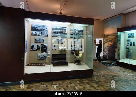 NAIROBI, KENIA 17. Februar 2024: museumsausstellungen zur Kultur und Geschichte der kenianischen Republik im Nairobi National Museum Stockfoto