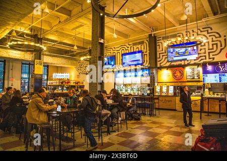 Urbanspace Vanderbilt, ein Food Court in Grand Central Station, New Yorks Hauptbahnhof, Midtown Manhattan, New York City, USA Stockfoto