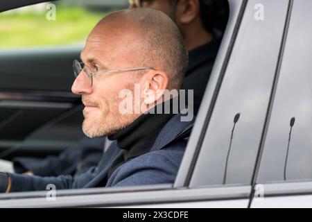 25. APRIL 2024 Spoed beraad bij AFC Ajax AMSTERDAM, NIEDERLANDE - 25. APRIL: Alex Kroes arriveerd voor het Spoed beraad bij AFC Ajax op Sportpark de Toekomst op 25. April 2024 in Amsterdam, Niederlande Foto: Kees Kuijt/BSR Agency 66412337.jpg Amsterdam Sportpark de Toekomst Niederlande Inhalte können in den Niederlanden nicht direkt oder indirekt über Dritte weiterverbreitet werden. Copyright: XBSRxAgencyx Stockfoto