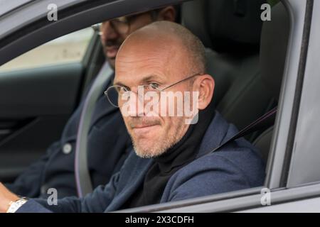 25. APRIL 2024 Spoed beraad bij AFC Ajax AMSTERDAM, NIEDERLANDE - 25. APRIL: Alex Kroes arriveerd voor het Spoed beraad bij AFC Ajax op Sportpark de Toekomst op 25. April 2024 in Amsterdam, Niederlande Foto: Kees Kuijt/BSR Agency 66412335.jpg Amsterdam Sportpark de Toekomst Niederlande Inhalte können in den Niederlanden nicht direkt oder indirekt über Dritte weiterverbreitet werden. Copyright: XBSRxAgencyx Stockfoto