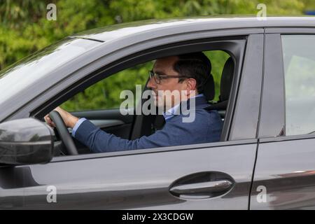 25. APRIL 2024 Spoed beraad bij AFC Ajax AMSTERDAM, NIEDERLANDE - 25. APRIL: Miel Brinkhuis arriveerd voor het Spoed beraad bij AFC Ajax op Sportpark de Toekomst op 25. April 2024 in Amsterdam, Niederlande Foto von Kees Kuijt/BSR Agency 66413099.jpg Amsterdam Sportpark de Toekomst Niederlande Inhalte können in den Niederlanden nicht direkt oder indirekt über Dritte weiterverbreitet werden. Copyright: XBSRxAgencyx Stockfoto