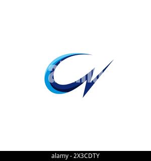 CN-Logo-Initiale. Buchstabe CN Symbol Vektor Stock Vektor