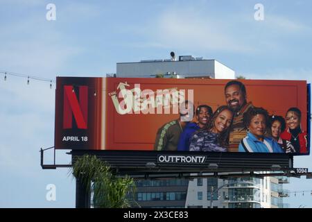 Los Angeles, Kalifornien, USA 24. April 2024 die Upshaws-Billboard mit Wanda Sykes und Kim Fields am 24. April 2024 in Los Angeles, Kalifornien, USA. Foto: Barry King/Alamy Stock Photo Stockfoto