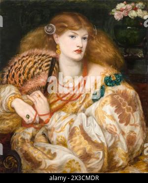 Dante Gabriel Rossetti, Monna Vanna, Ölgemälde auf Leinwand, 1866 Stockfoto