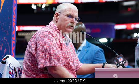 Andy Reid, Cheftrainer Der Kansas City Chiefs Stockfoto