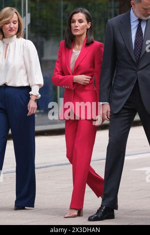 Königin Letizia von Spanien nimmt an einer Gedenkfeier für die Teilnahme Spaniens an den Olympischen Spielen Barcelona und Albertville 1992 bei der COE am AP Teil Stockfoto