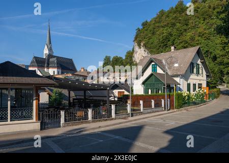 Bled Town in Slowenien, Ferienort in den Julischen Alpen, Oberkarniola Region. Stockfoto