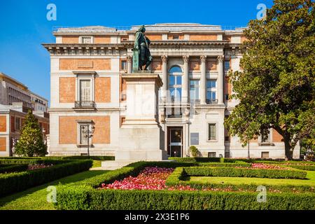 Das Prado Museum oder das Museo del Prado ist die größte spanische nationale Kunst Museum im Zentrum von Madrid. Madrid ist die Hauptstadt von Spanien. Stockfoto
