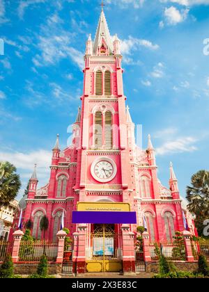 Tan Dinh Pfarrei Kirche oder Kirche des Heiligen Herzen Jesu ist eine Kirche in der Stadt Ho Chi Minh in Vietnam Stockfoto