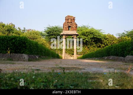 Gingee Venkataramana Tempel im Gingee Fort Complex, Villupuram District, Tamil Nadu, Indien. Stockfoto