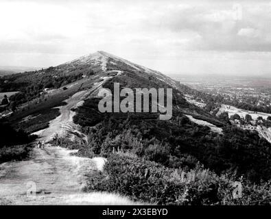 Malvern Hills - Hereford & Worcester - 25. August 1981 Stockfoto