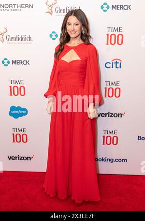 25. April 2024, New York, New York, Vereinigte Staaten: Norah Weinstein nimmt an der Time100-Gala im Jaz im Lincoln Center in New York Teil (Bild: © Lev Radin/Pacific Press via ZUMA Press Wire) NUR REDAKTIONELLE VERWENDUNG! Nicht für kommerzielle ZWECKE! Stockfoto