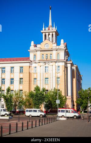 Dom Radio Haus in Ulan-Ude, Republik Burjatien in Russland Stockfoto