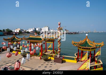 Der chinesische Tempel Hean Boo Thean Kuan Yin Tempel des Chew Jetty in Georgetown auf der Insel Penang in Malaysia Südostasien Stockfoto