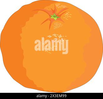 Orange-Vektor-illustration Stock Vektor