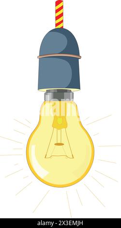 Glühbirne-Vektor-illustration Stock Vektor
