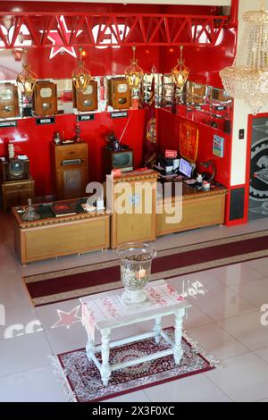 KAMENSK-SHAKHTINSKY, RUSSLAND - 21. Juni 2017: Empfang im Hotel Legends of UdSSR Stockfoto