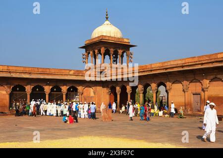 Jama Masjid Moschee in Delhi Stockfoto