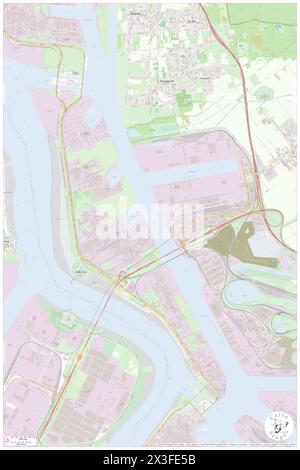 Lillo, Provincie Antwerpen, BE, Belgien, Flandern, n 51 18' 15''', N 4 17' 24'', Karte, Cartascapes Map, veröffentlicht 2024. Erkunden Sie Cartascapes, eine Karte, die die vielfältigen Landschaften, Kulturen und Ökosysteme der Erde enthüllt. Reisen Sie durch Zeit und Raum und entdecken Sie die Verflechtungen der Vergangenheit, Gegenwart und Zukunft unseres Planeten. Stockfoto