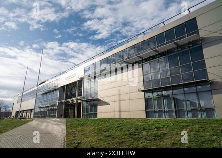 OSTRAVA, TSCHECHISCHE REPUBLIK - 16. JANUAR 2018: Campus der VSB-TUO-Universität in Ostrava, Tschechische Republik Stockfoto