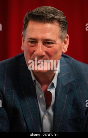 Italien 4 April 2024 Tony Hadely - Sänger Spandau Ballet und Band Aid - Pressekonferenz für das neue Album The Mood im in Mailand © Andrea Ripamonti / Alam Stockfoto