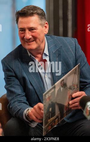 Italien 4 April 2024 Tony Hadely - Sänger Spandau Ballet und Band Aid - Pressekonferenz für das neue Album The Mood im in Mailand © Andrea Ripamonti / Alam Stockfoto