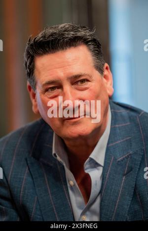 Italien 4 April 2024 Tony Hadely - Sänger Spandau Ballet und Band Aid - Pressekonferenz für das neue Album The Mood im in Mailand © Andrea Ripamonti / Alam Stockfoto