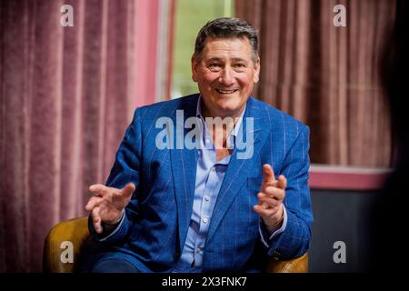 Italien 4 April 2024 Tony Hadely - Sänger Spandau Ballet und Band Aid - Pressekonferenz für das neue Album The Mood im in Mailand © Andrea Ripamonti / Alam Stockfoto