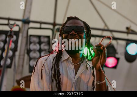 Levi Roots trat auf dem Guilfest 2011 auf Stockfoto