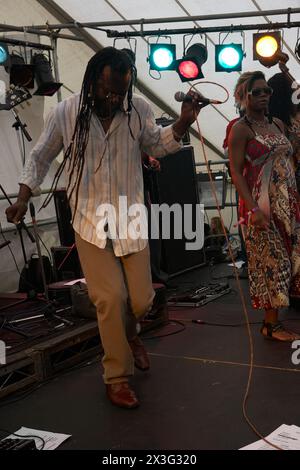 Levi Roots trat auf dem Guilfest 2011 auf Stockfoto