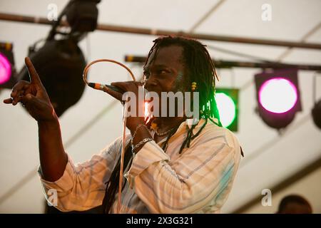 Levi Roots trat auf dem Guilfest 2011 auf Stockfoto