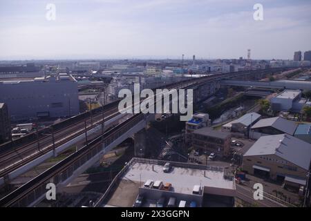 Blick auf Toda, Präfektur Saitama, Japan Stockfoto