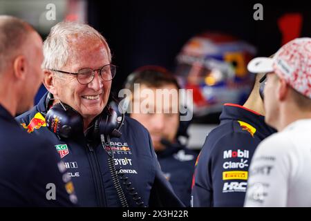 Suzuka Circuit, 5. April 2024: Dr. Helmut Marko, Direktor von Red Bull F1 und Leiter des Red Bull Fahrerentwicklungsprogramms während der Japan Form 2024 Stockfoto