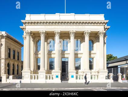 ANZ Bank in historischem neoklassizistischem Gebäude, Thames Street, Oamaru, Otago, South Island, Neuseeland Stockfoto