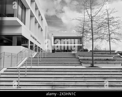 Ray Dolby Centre, Cavendish Labor, University of Cambridge, West Site, England. Stockfoto