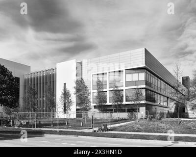 Ray Dolby Centre, Cavendish Labor, University of Cambridge, West Site, England. Stockfoto