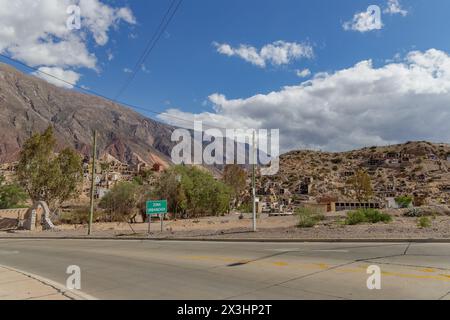 Maimara Friedhof in der Provinz Jujuy, Argentinien. Stockfoto