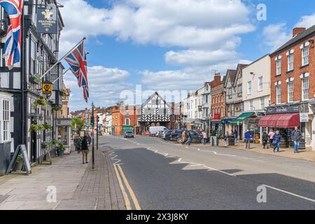 Ledbury Kigh Street Stockfoto