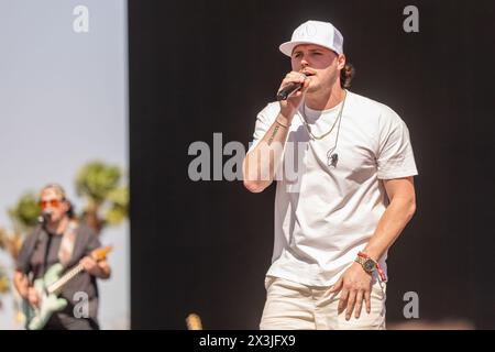 Indio, USA. April 2024. Josh Ross während des Stagecoach Music Festivals im Empire Polo Club am 26. April 2024 in Indio, Kalifornien (Foto: Daniel DeSlover/SIPA USA) Credit: SIPA USA/Alamy Live News Stockfoto
