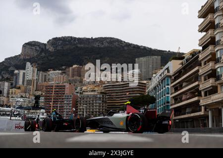 21 DE VRIES Nyck (nld), Mahindra Racing, Mahindra M9Electro, Action während des Monaco ePrix 2024, 6. Treffens der ABB FIA Formel E Weltmeisterschaft 2023-24, auf dem Circuit de Monaco vom 25. Bis 27. April 2024 in Monaco - Foto Javier Jimenez / DPPI Stockfoto