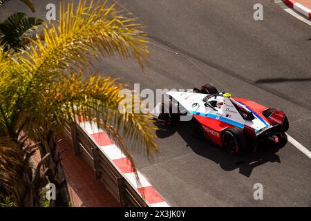 17 NATO Norman (fra), Andretti Global, Porsche 99X Electric, Action beim Monaco ePrix 2024, 6. Treffen der ABB FIA Formel E Weltmeisterschaft 2023-24, auf dem Circuit de Monaco vom 25. Bis 27. April 2024 in Monaco - Foto Joao Filipe / DPPI Stockfoto