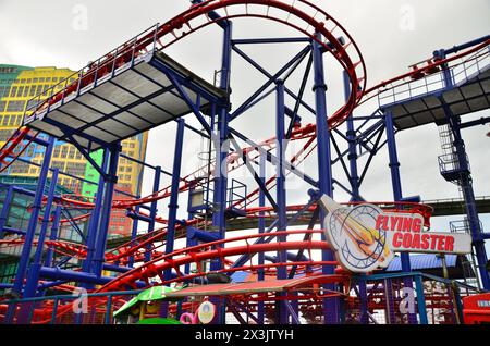 Achterbahnspiele in Genting Highlands Stockfoto