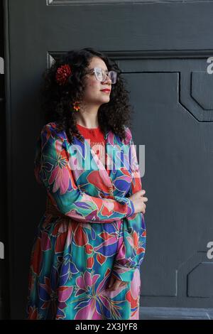 Porträt von Maria Gomez Lara 22/03/2024 ©Isabella de Maddalena/opale.Photo Stockfoto