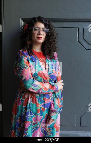 Porträt von Maria Gomez Lara 22/03/2024 ©Isabella de Maddalena/opale.Photo Stockfoto