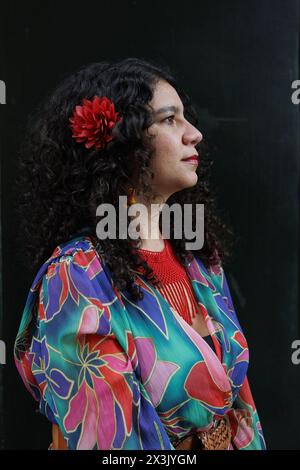 Porträt von Maria Gomez Lara 22/03/2024 ©Isabella de Maddalena/opale.Photo Stockfoto