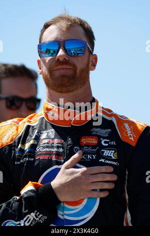Fort Worth, Tx, USA. April 2024. Jeb Burton läuft für die Andy's Frozen Custard 300 in Fort Worth, TX, USA. (Credit Image: © Stephen A. Arce Action Sports Ph/ASP) NUR REDAKTIONELLE VERWENDUNG! Nicht für kommerzielle ZWECKE! Stockfoto