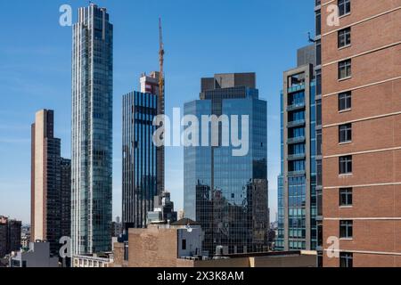 Die Skyline von Nomad mit Blick auf Murray Hill, New York City, USA. 2024 Stockfoto