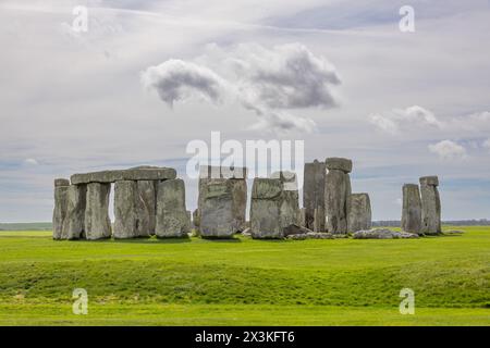Malerischer Blick auf das Stonehenge Heritage Stockfoto